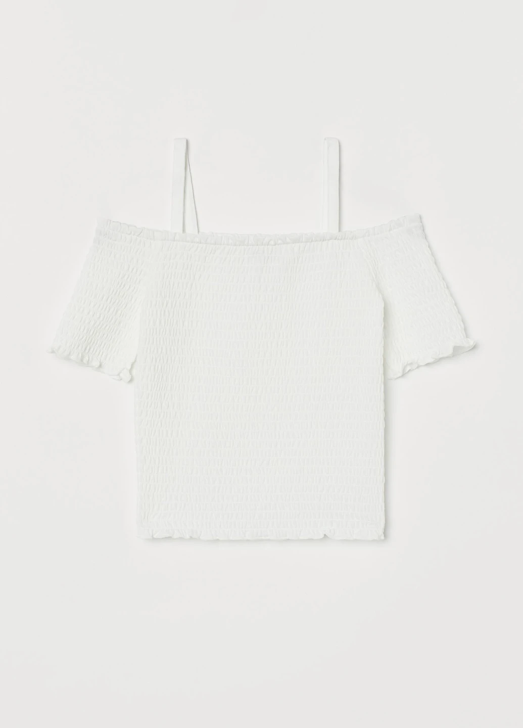 Біла літня футболка H&M