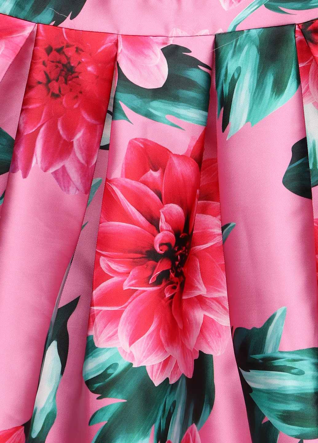 Розовое праздничный платье колокол Apart с цветочным принтом