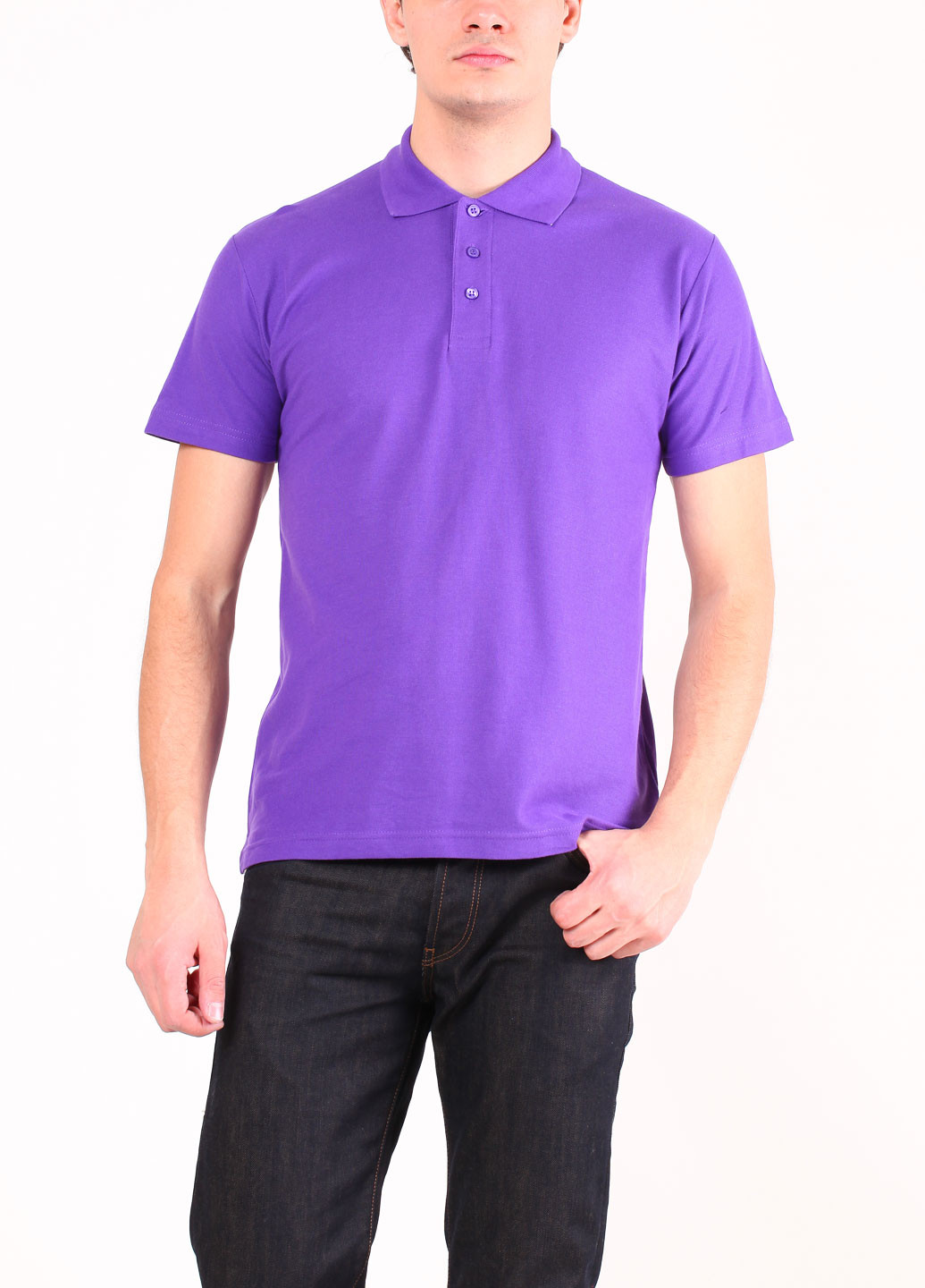 Фиолетовая футболка-поло для мужчин Sol's