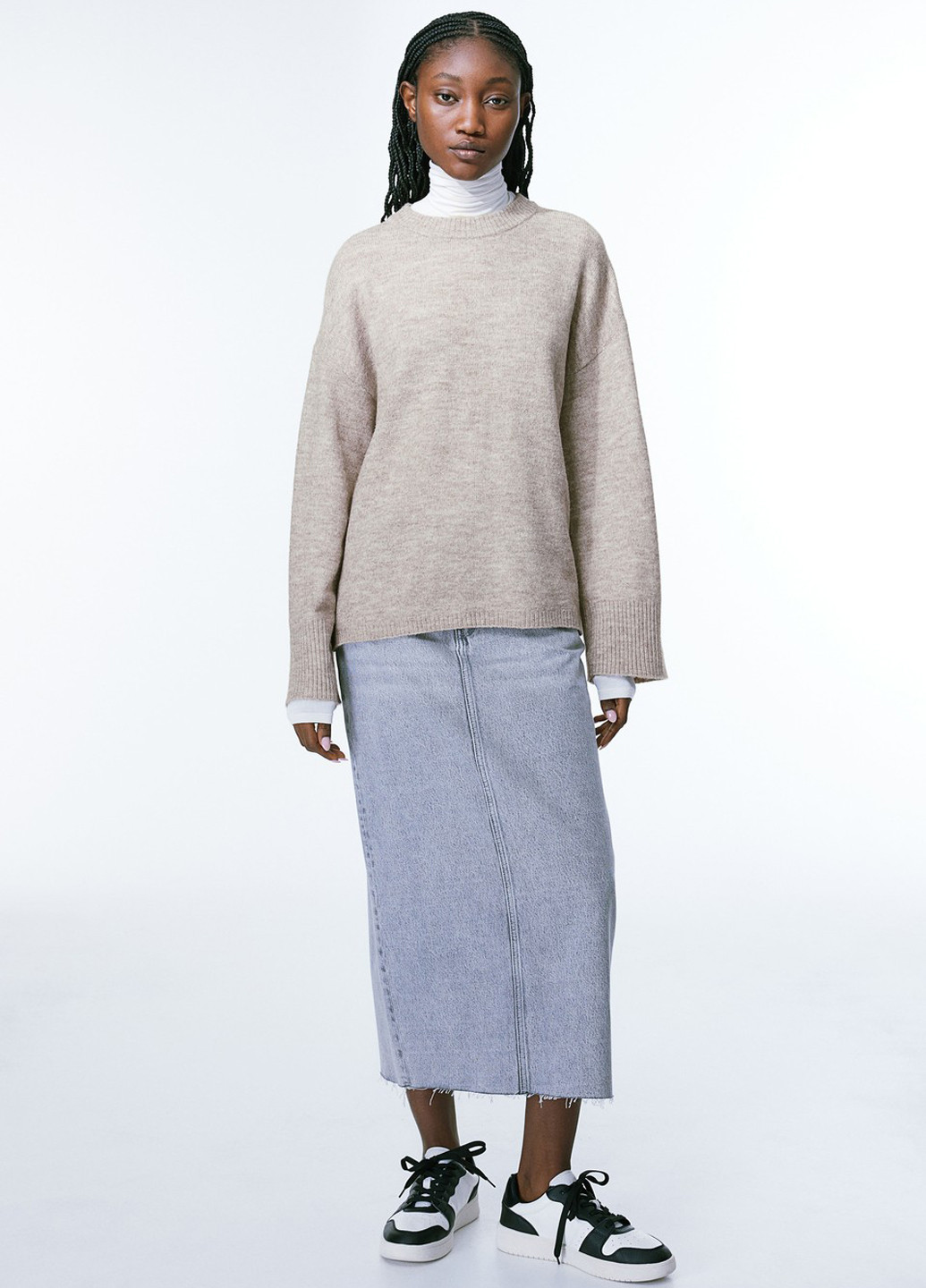 Бежевий зимовий джемпер джемпер H&M