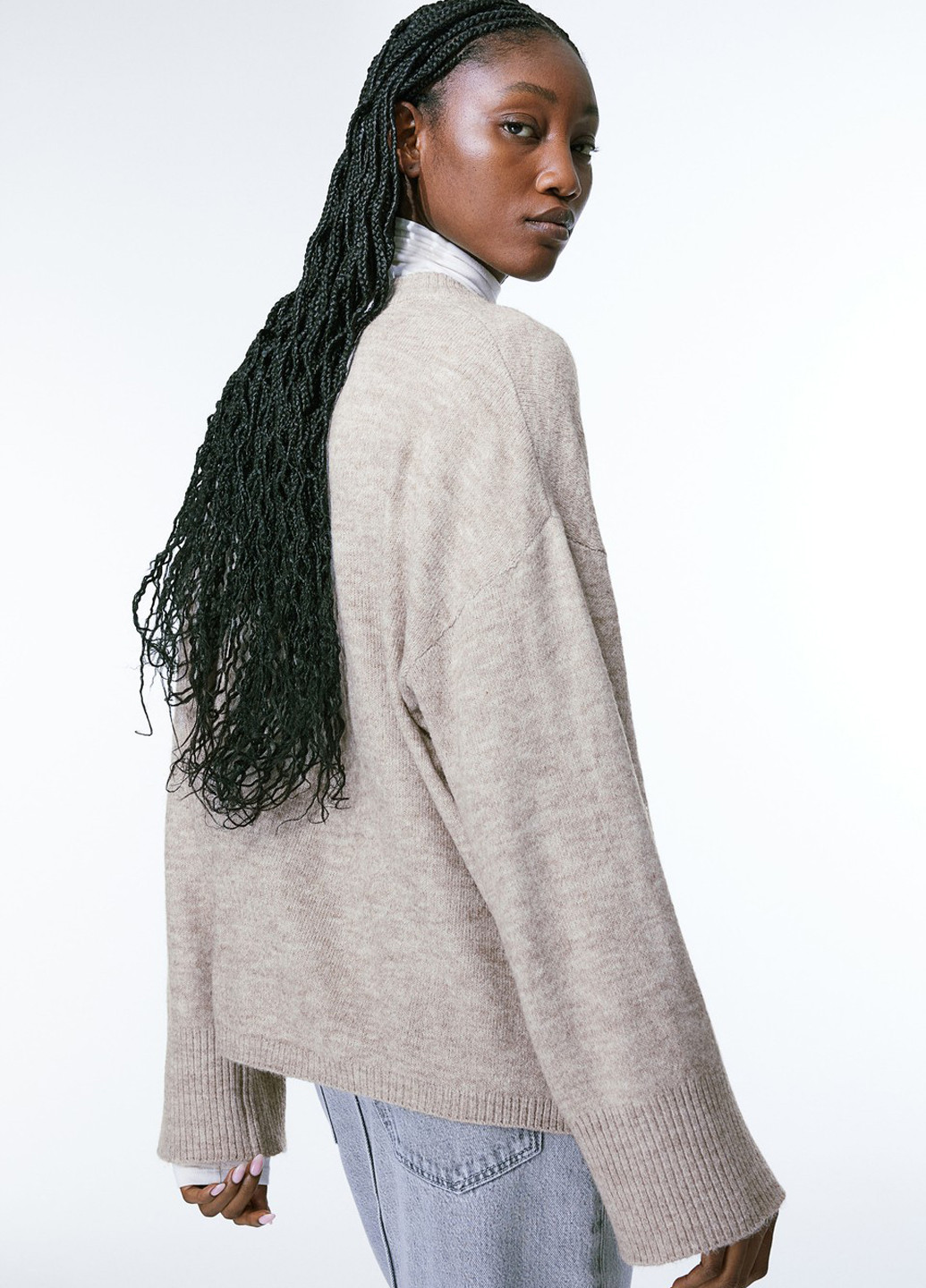 Бежевий зимовий джемпер джемпер H&M