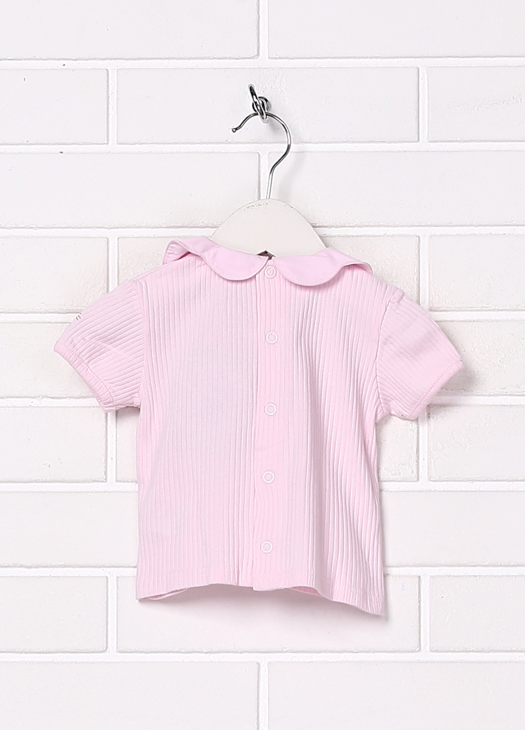Розовая летняя футболка с коротким рукавом Peter Rabbit