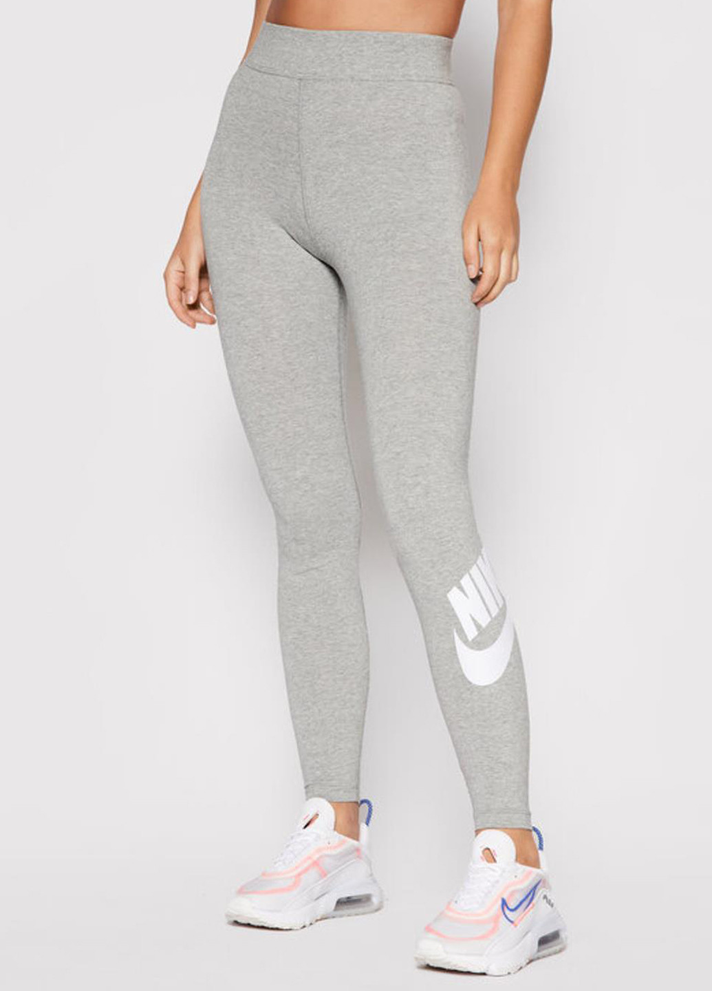 Серые демисезонные леггинсы cz8528-063 Nike