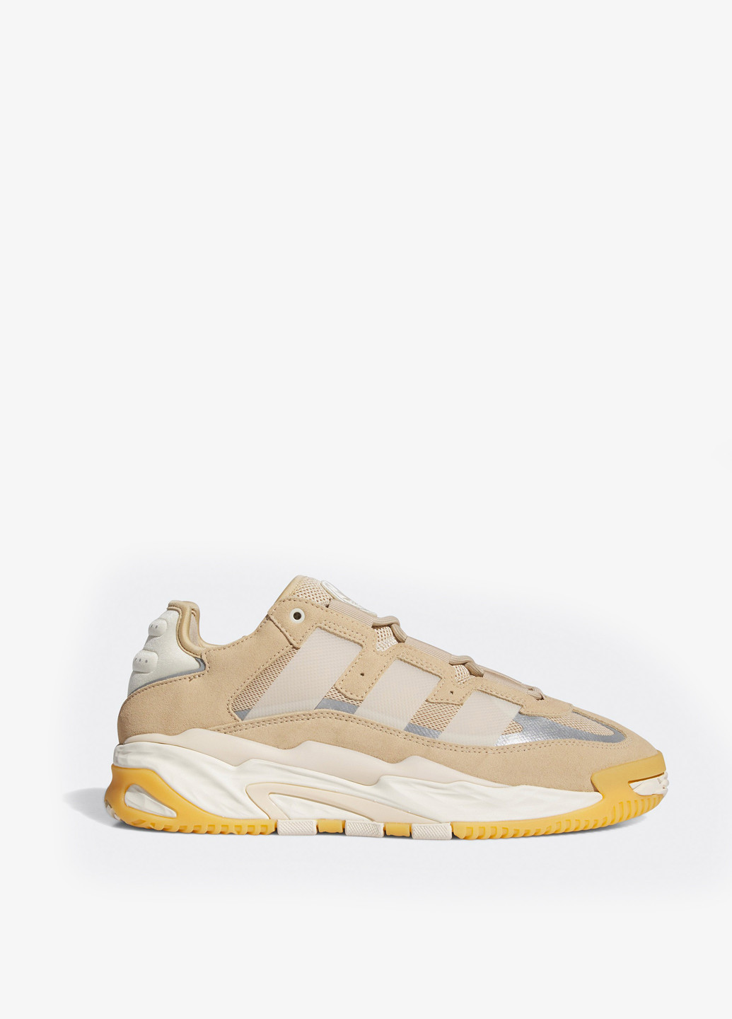 Бежеві всесезонні кросівки adidas NITEBALL