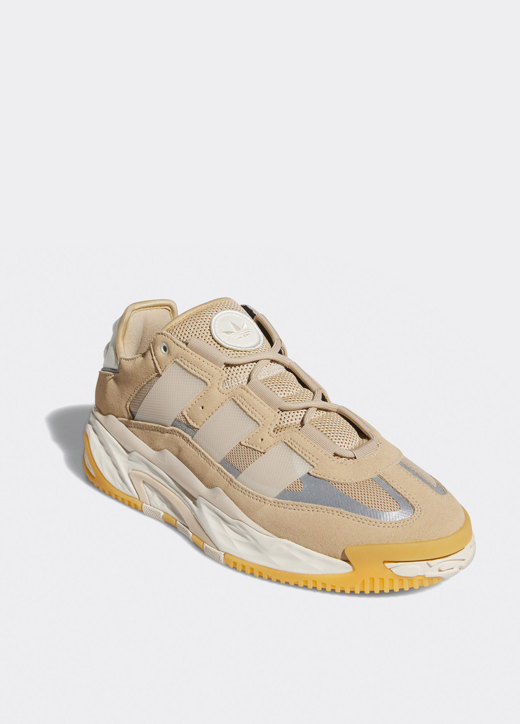 Бежеві всесезонні кросівки adidas NITEBALL