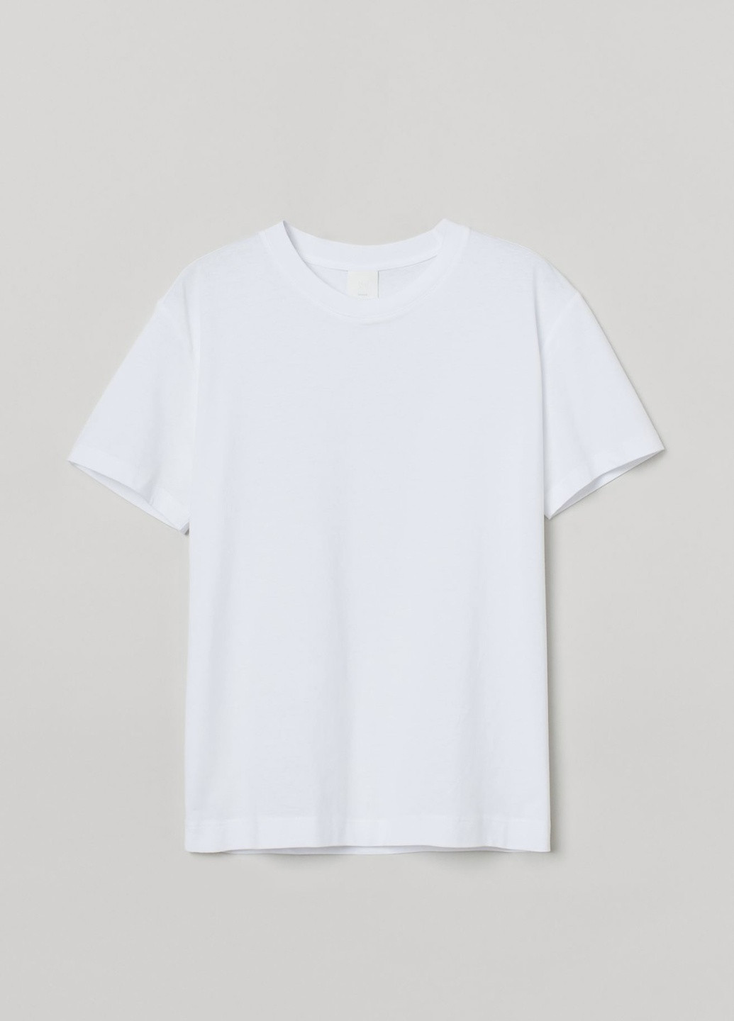 Белая всесезон футболка с коротким рукавом H&M Basic