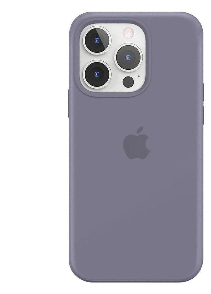 Силиконовый Чехол Накладка Silicone Case для iPhone 13 Pro Lavender Grey No Brand (254091738)