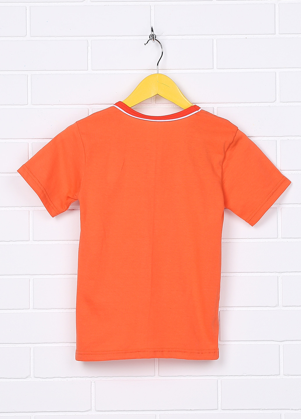 Оранжевая летняя футболка с коротким рукавом Baby Art