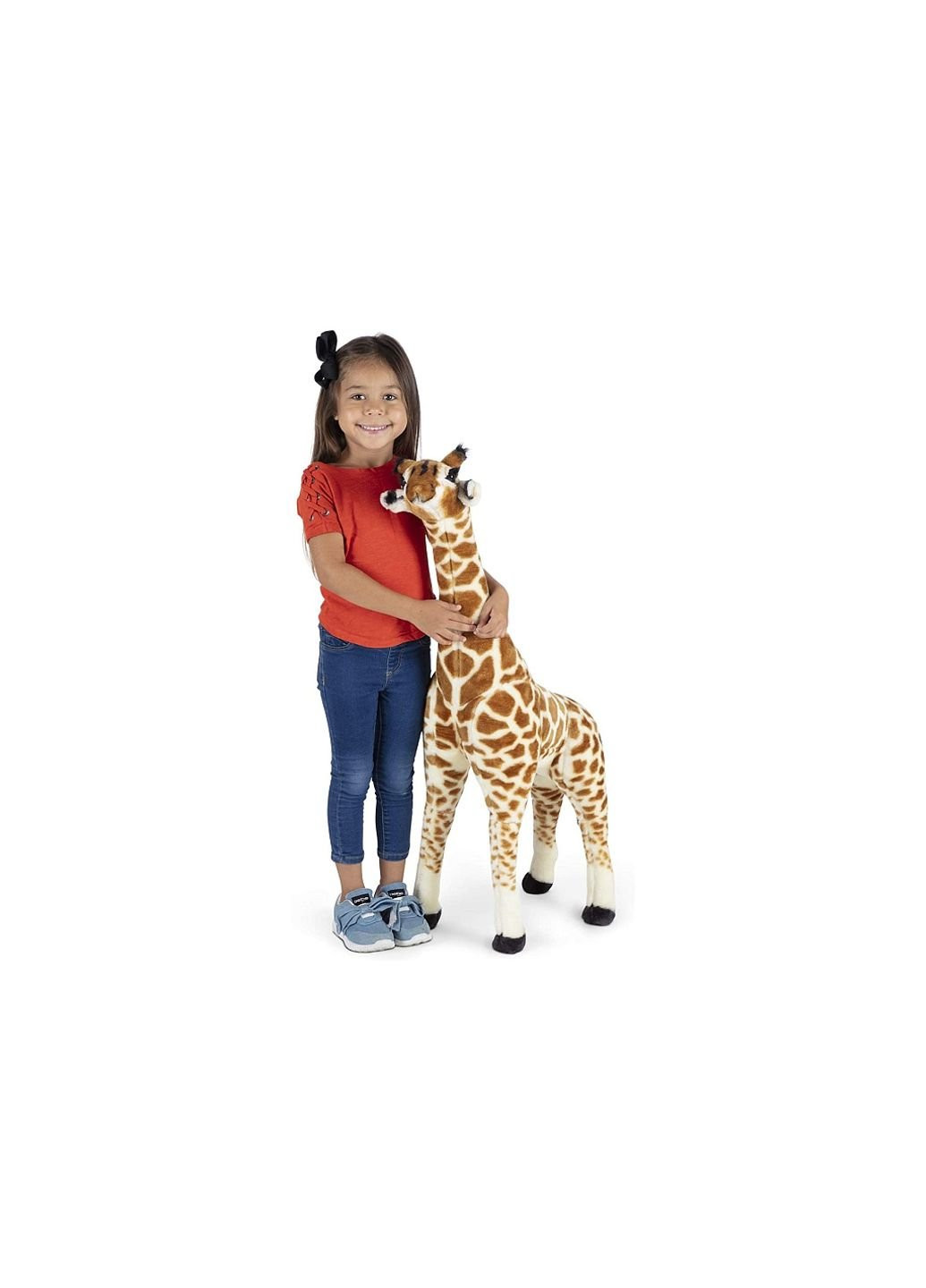 М'яка іграшка Дитинча величезного плюшевого жирафа (MD40431) Melissa&Doug (254082976)