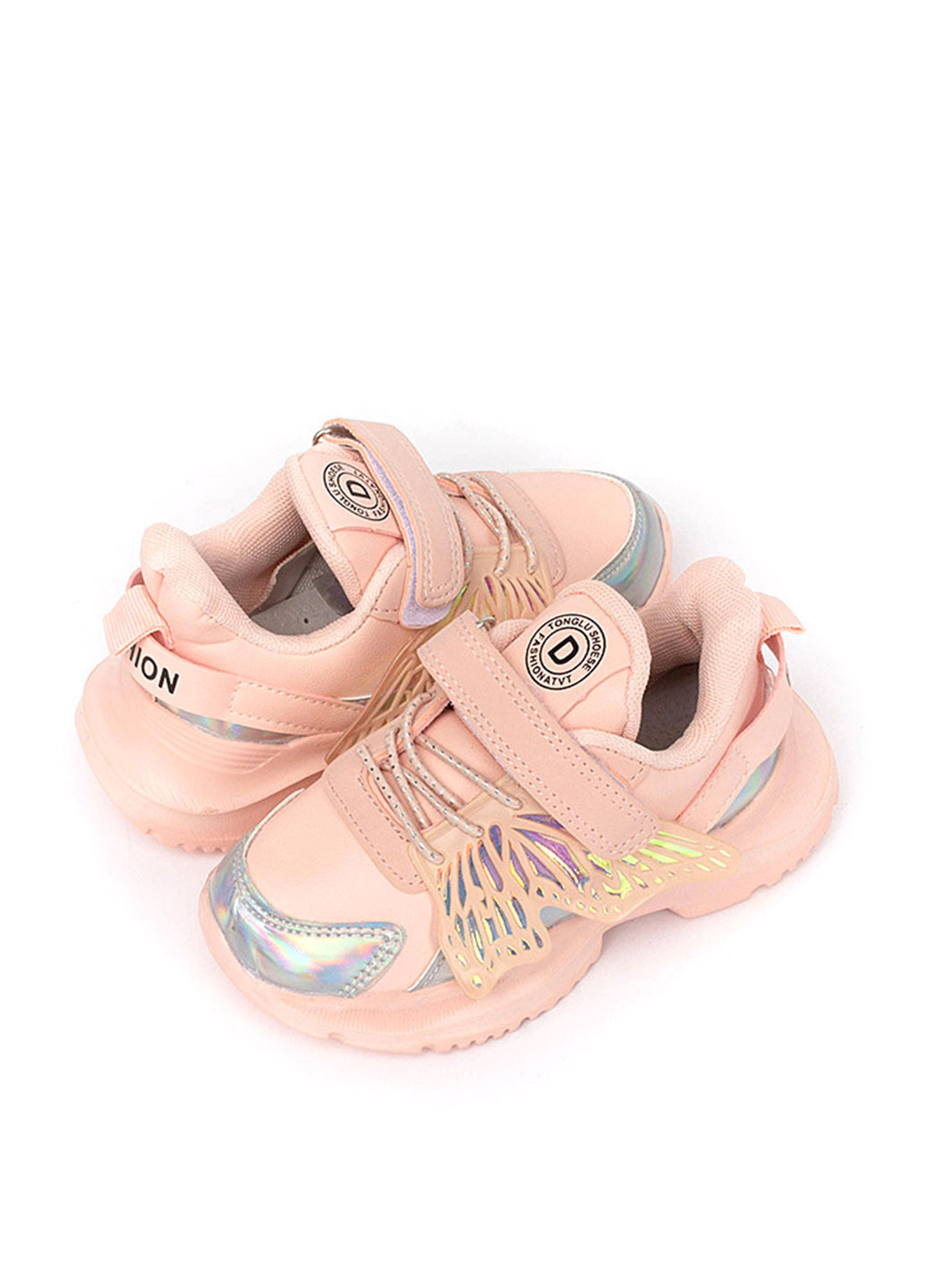 Светло-розовые демисезонные кроссовки J&G