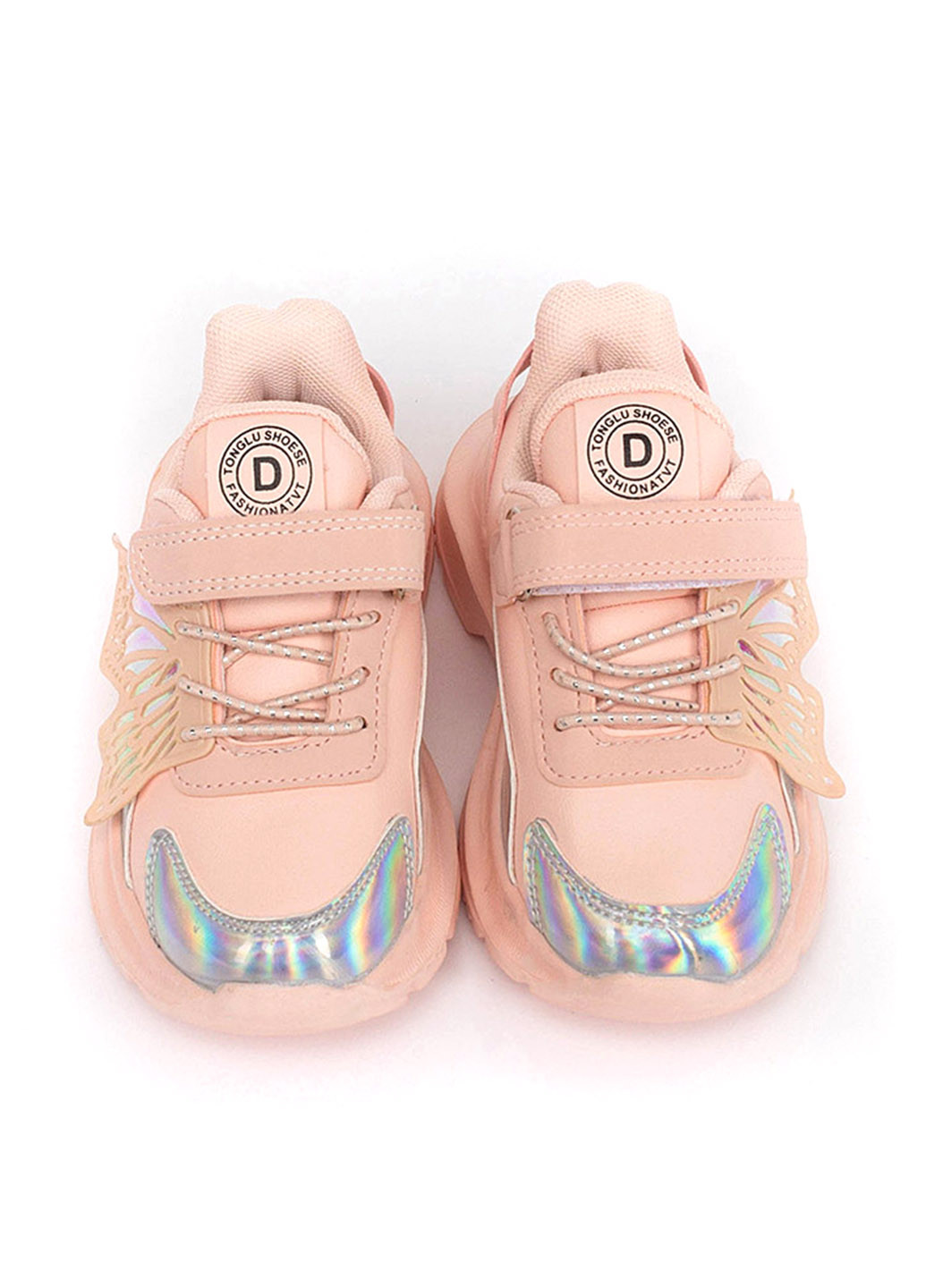 Светло-розовые демисезонные кроссовки J&G