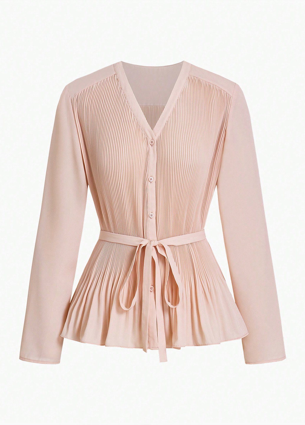 Светло-розовая блуза SHEIN