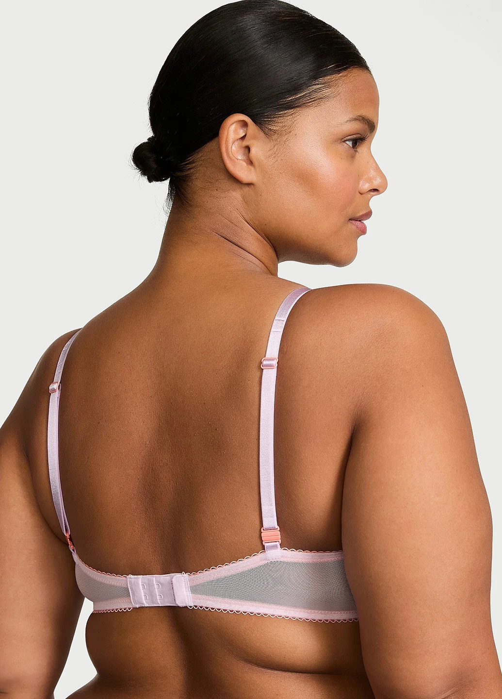 Персиковий демісезонний комплект (бюстгальтер, трусики) Victoria's Secret