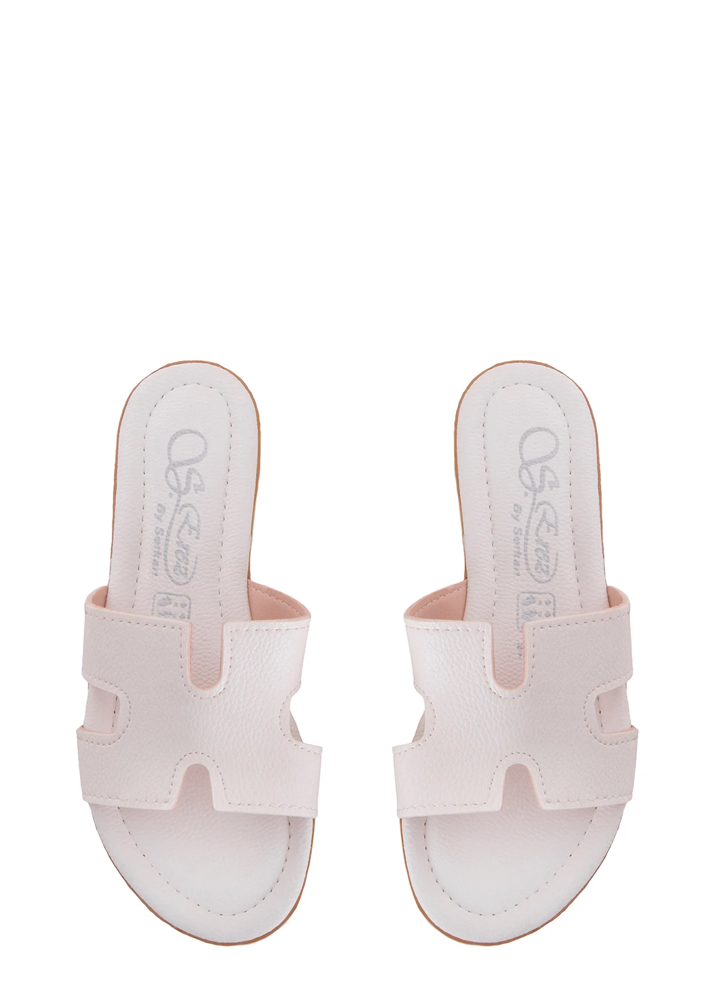 Белые шлепанцы S.Zrez