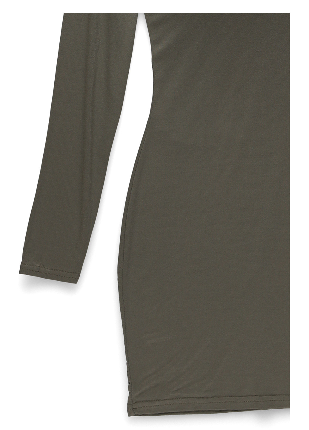 Оливкова (хакі) коктейльна сукня на одне плече PrettyLittleThing однотонна