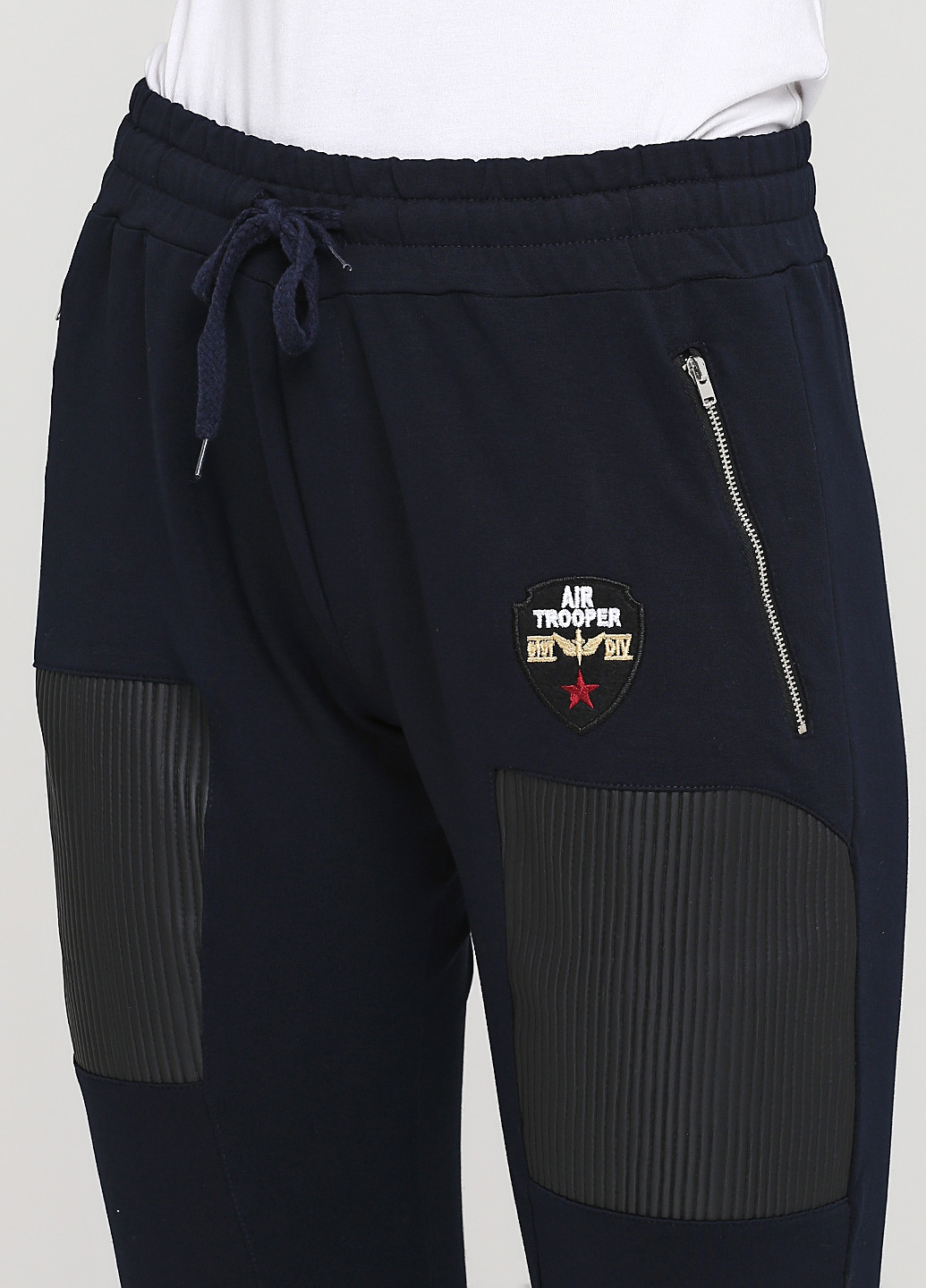 Темно-синие спортивные демисезонные джоггеры брюки F.S.M