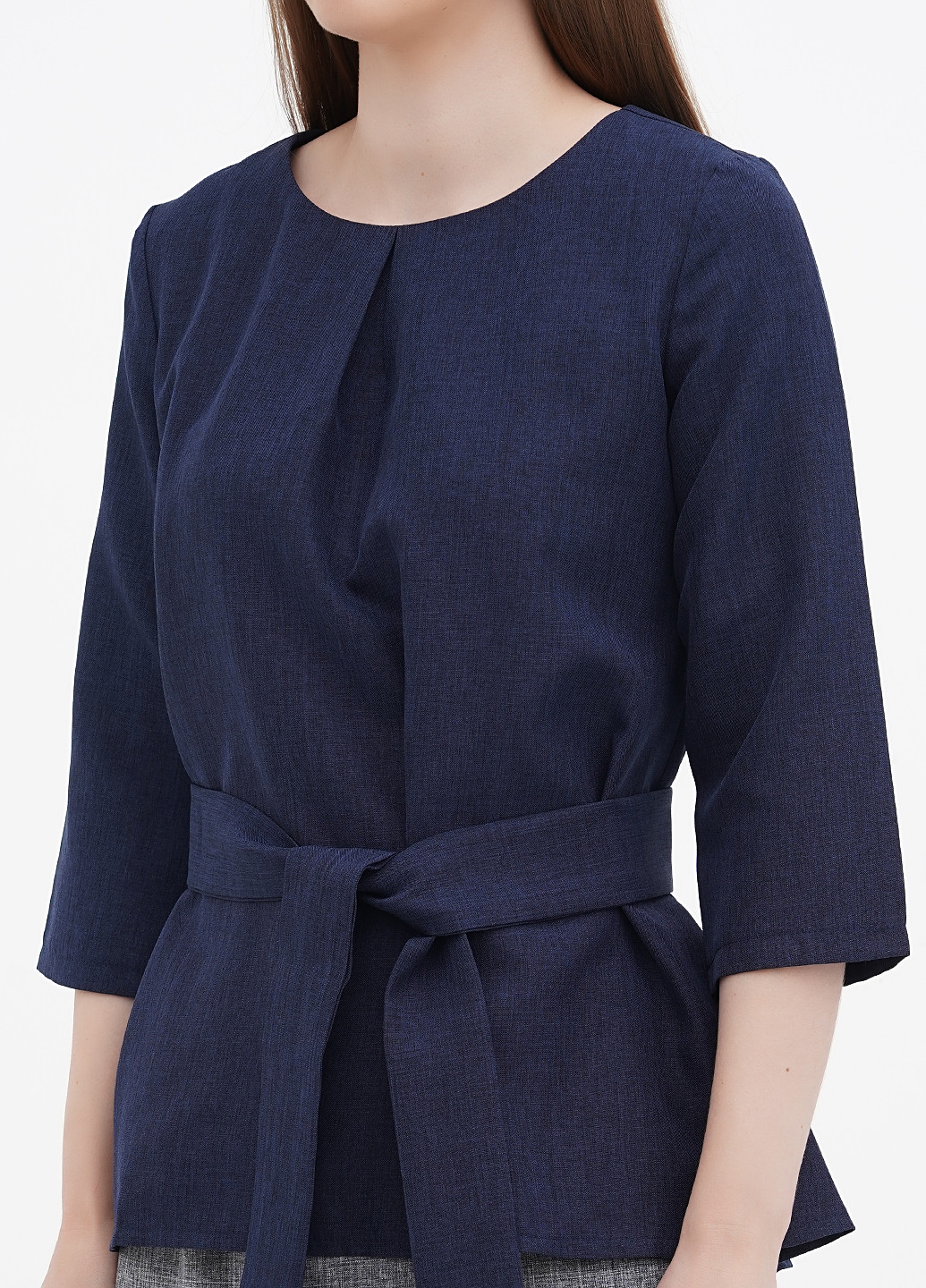 Темно-синяя демисезонная блуза Rebecca Tatti