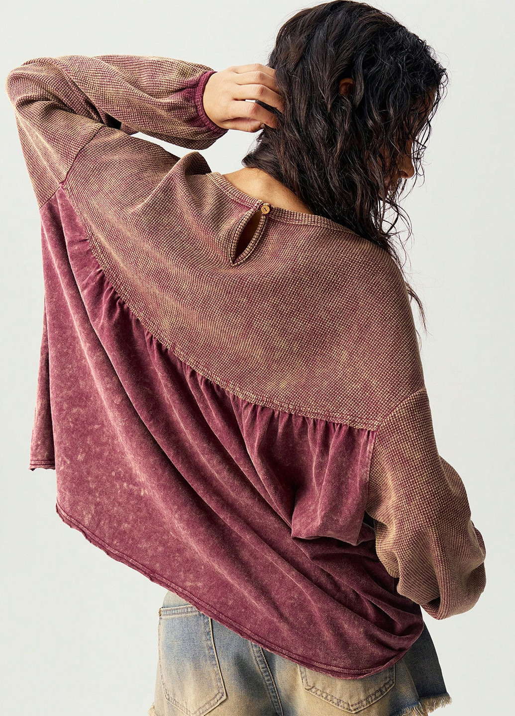 Комбінована блуза SHEIN