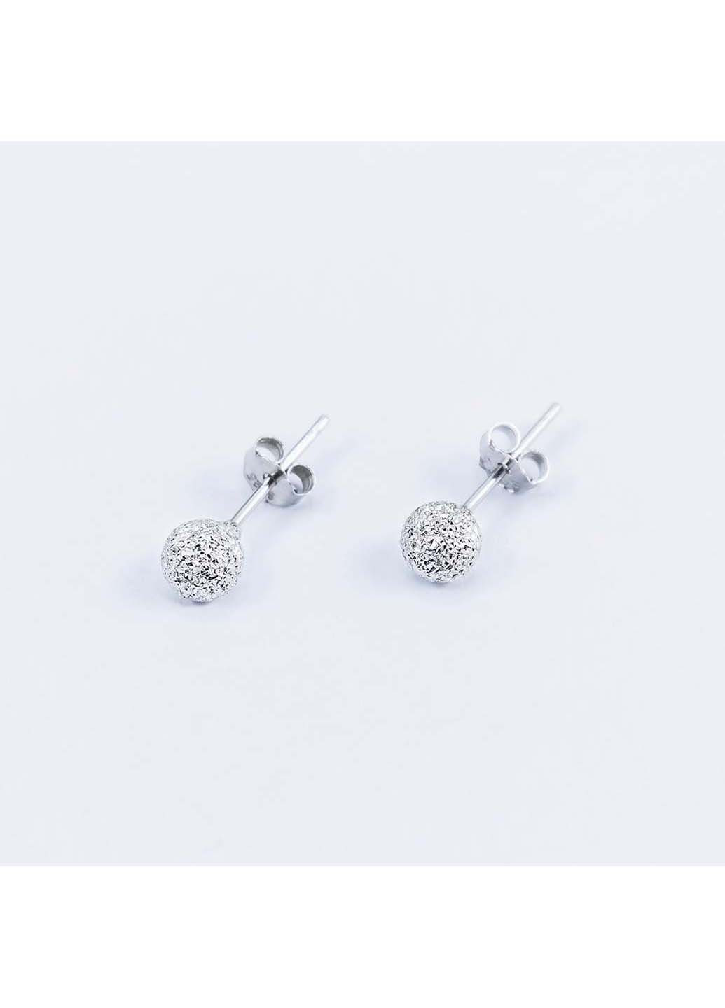 Срібні сережки-гвоздики Infini (253868132)