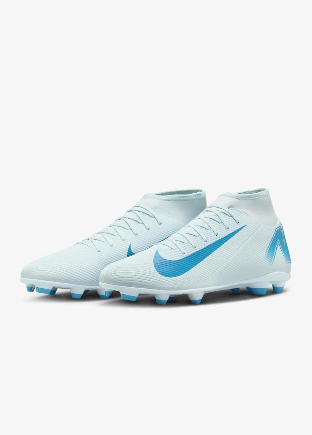 Светло-голубые футбольные бутсы fq8314-400 Nike