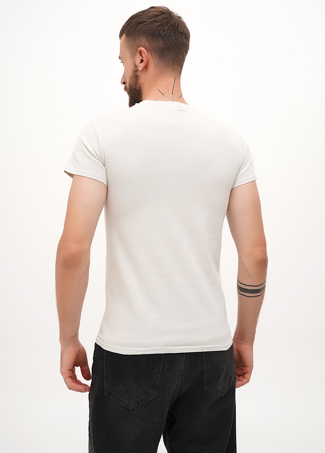 Молочная футболка Gildan