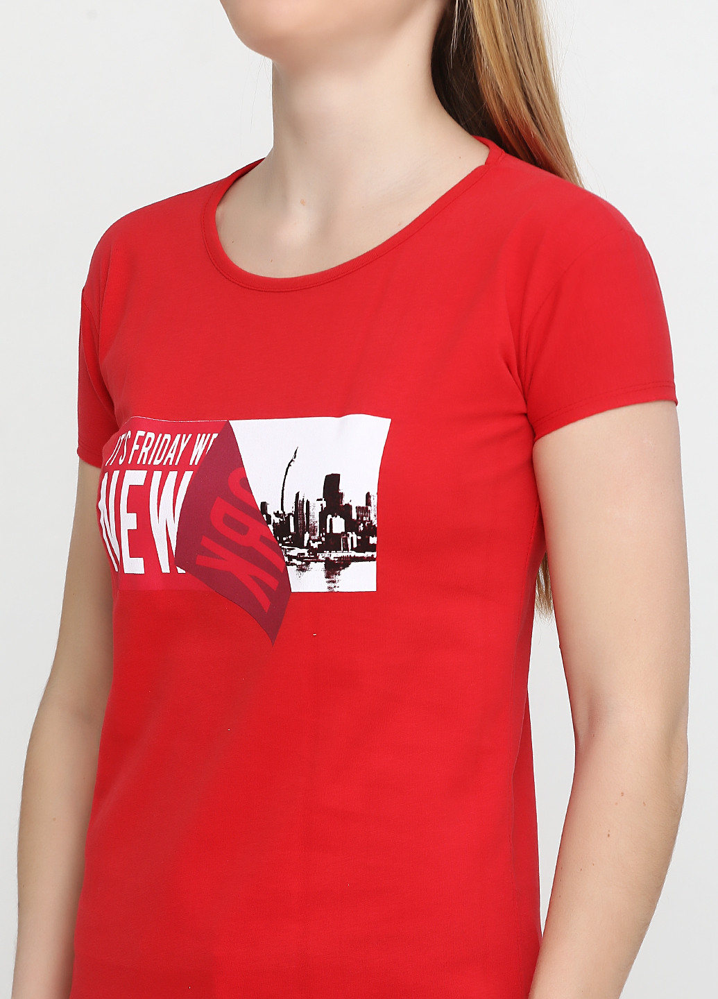 Червона літня футболка Spora
