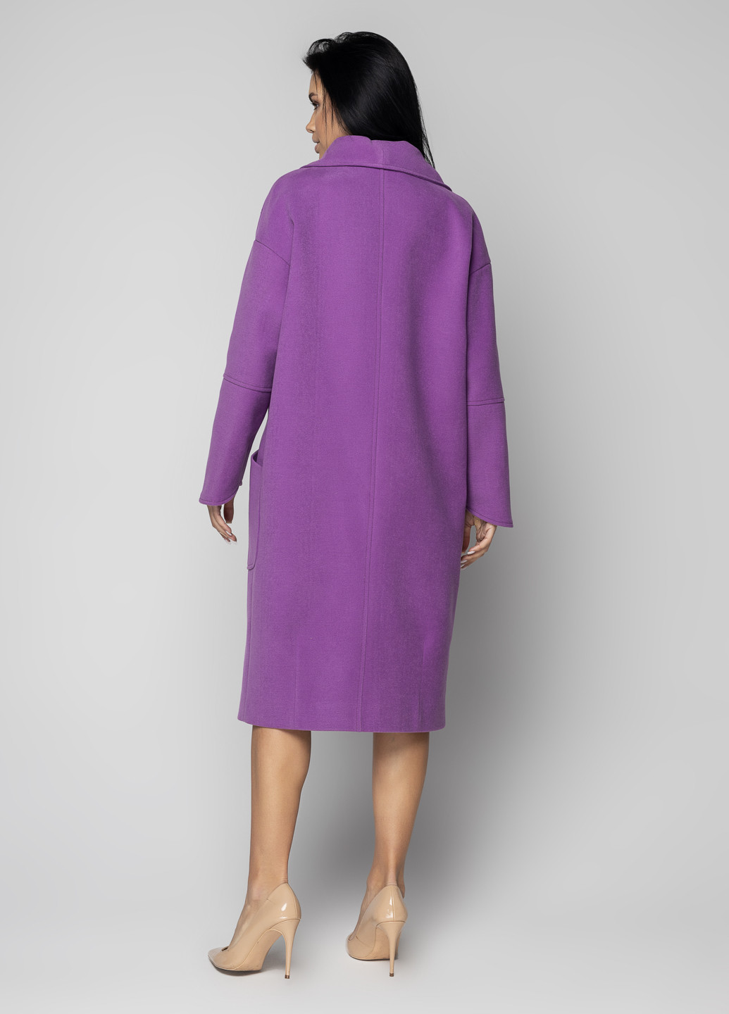 Светло-фиолетовое демисезонное Пальто CHIUAS