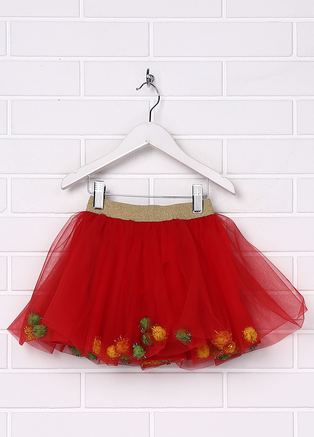 Красная кэжуал однотонная юбка Vidoli мини
