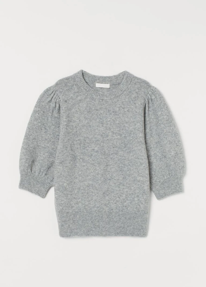 Джемпер с пышным рукавом H&M (213708885)