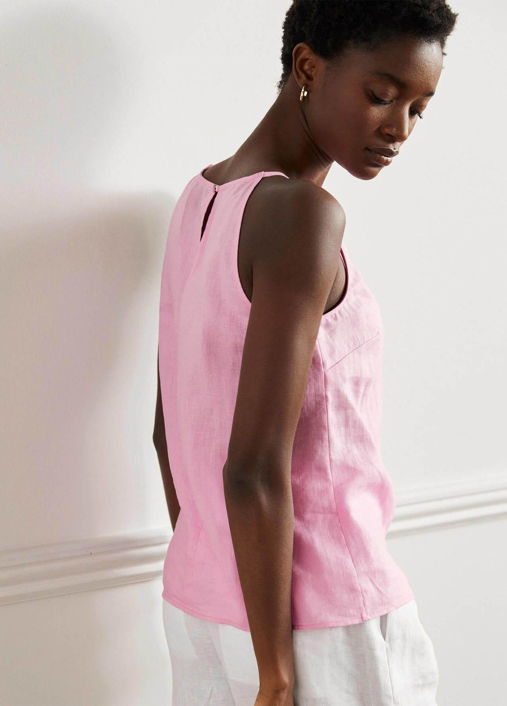 Светло-розовая блуза Boden