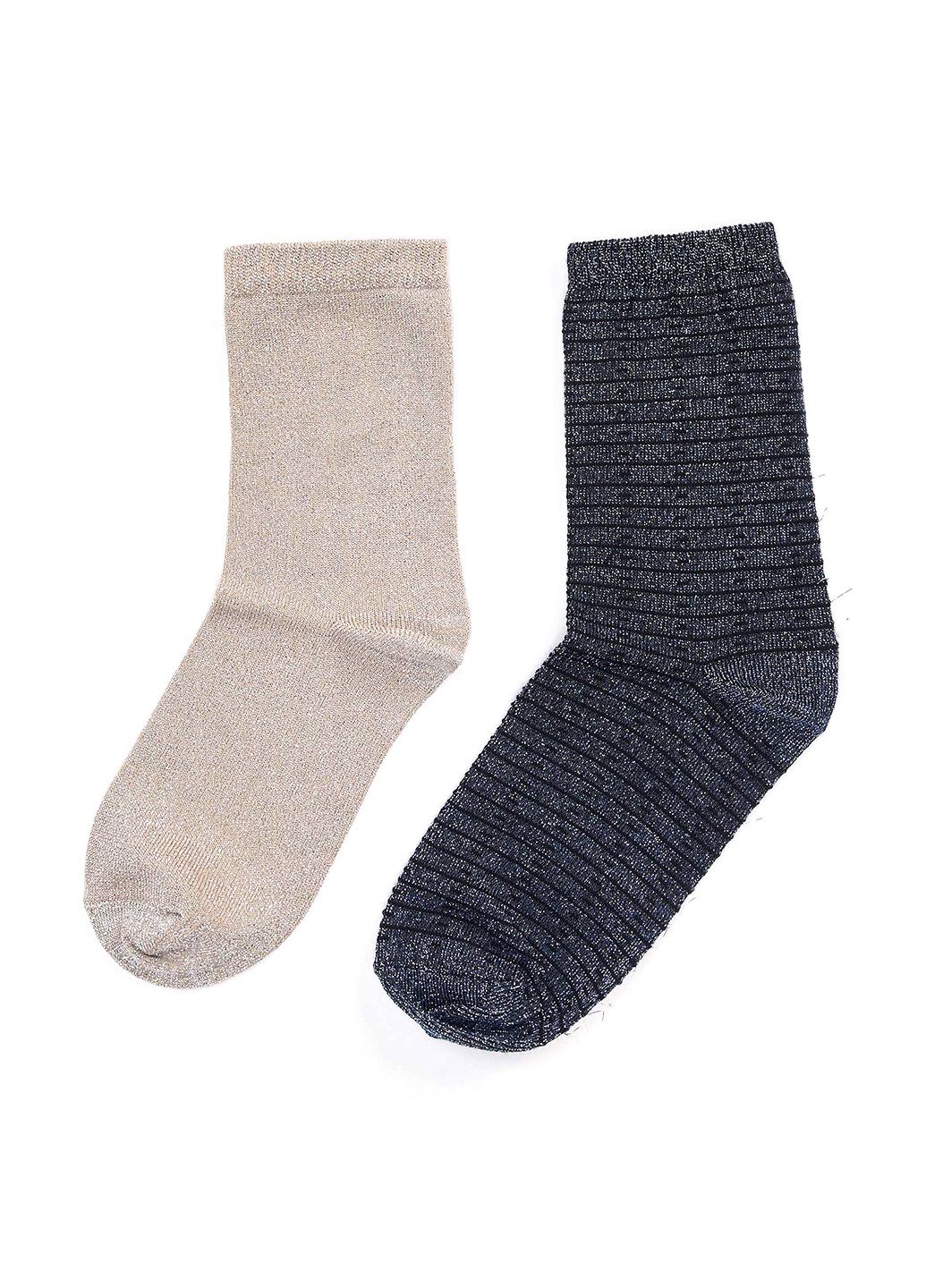 Шкарпетки (2 пари) DeFacto однотонні комбіновані повсякденні