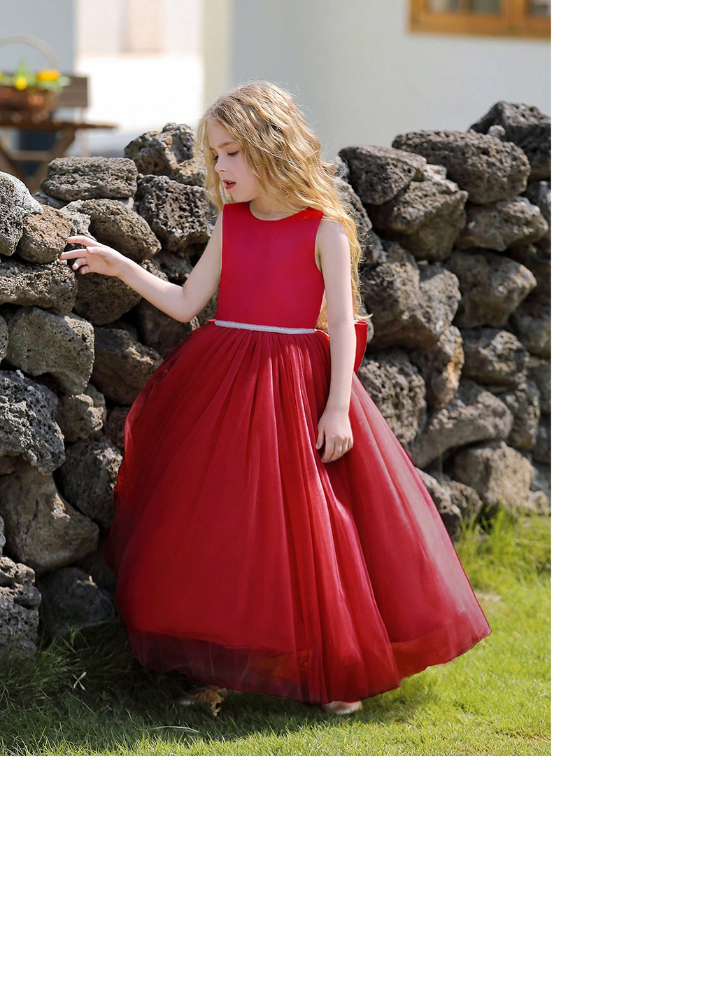 Темно-червона сукня SHEIN (366090667)