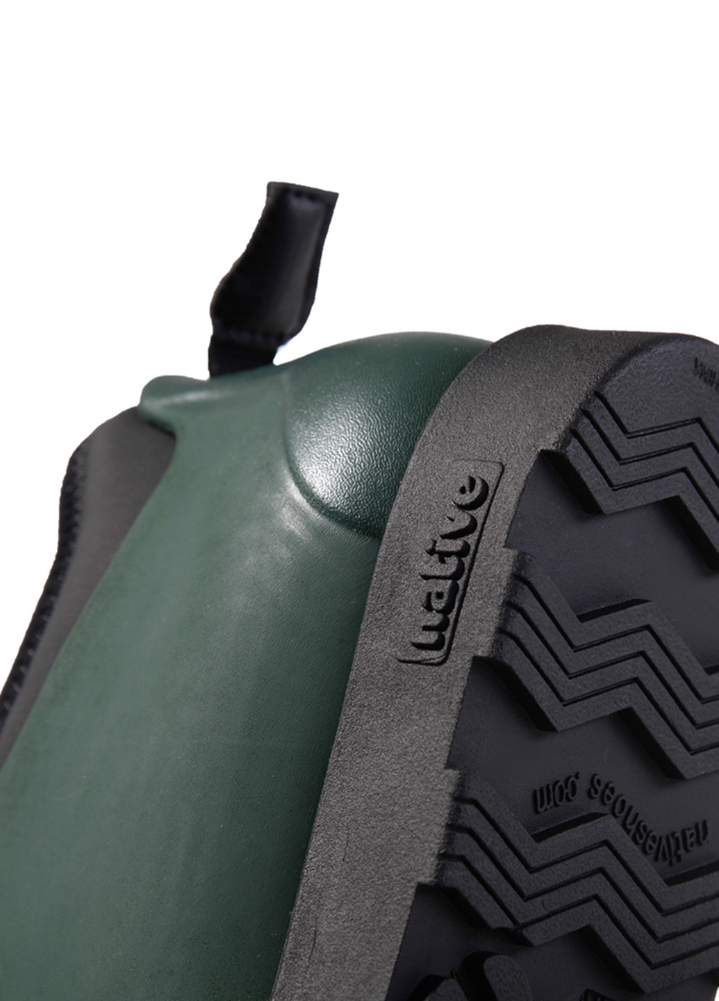 Серо-зеленые осенние ботинки хайкеры Native