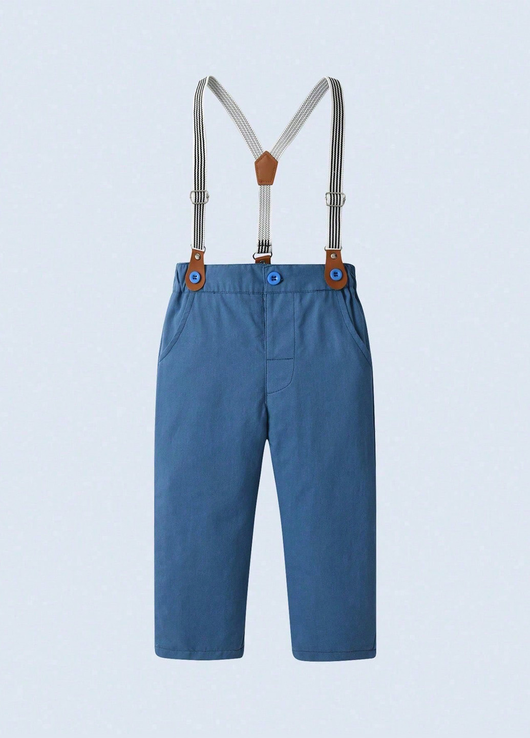 Комбинированный демисезонный костюм (рубашка, брюки) SHEIN