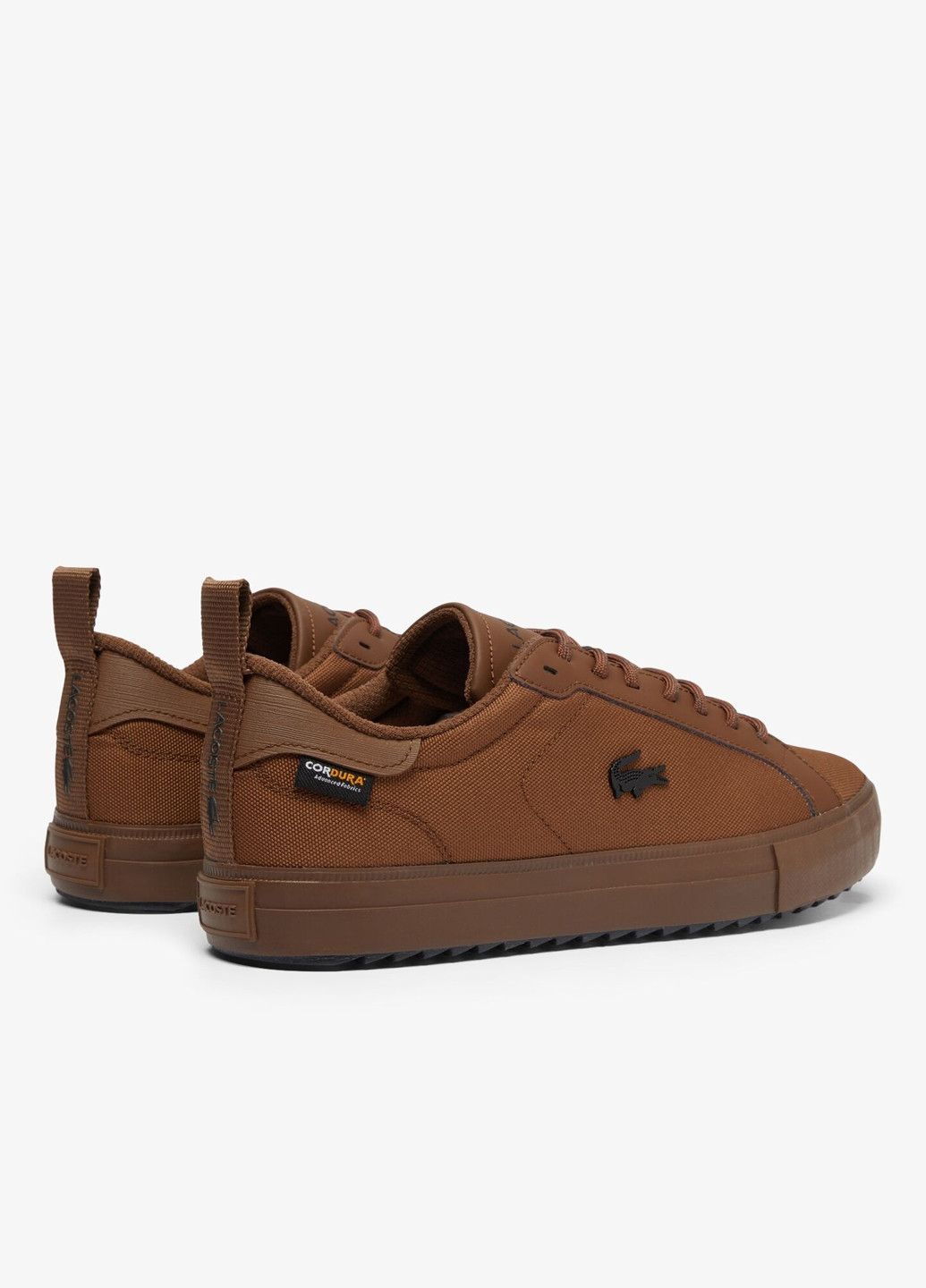 Коричневі кеди Lacoste Powercourt