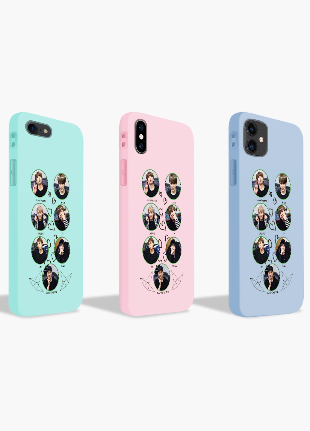 Чохол силіконовий Apple Iphone Xs БТС (BTS) (8938-1167) MobiPrint (219347434)