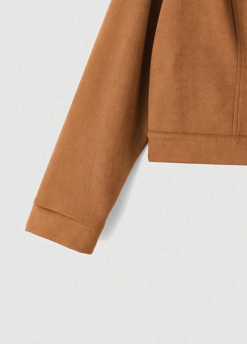 Коричневая демисезонная куртка SHEIN