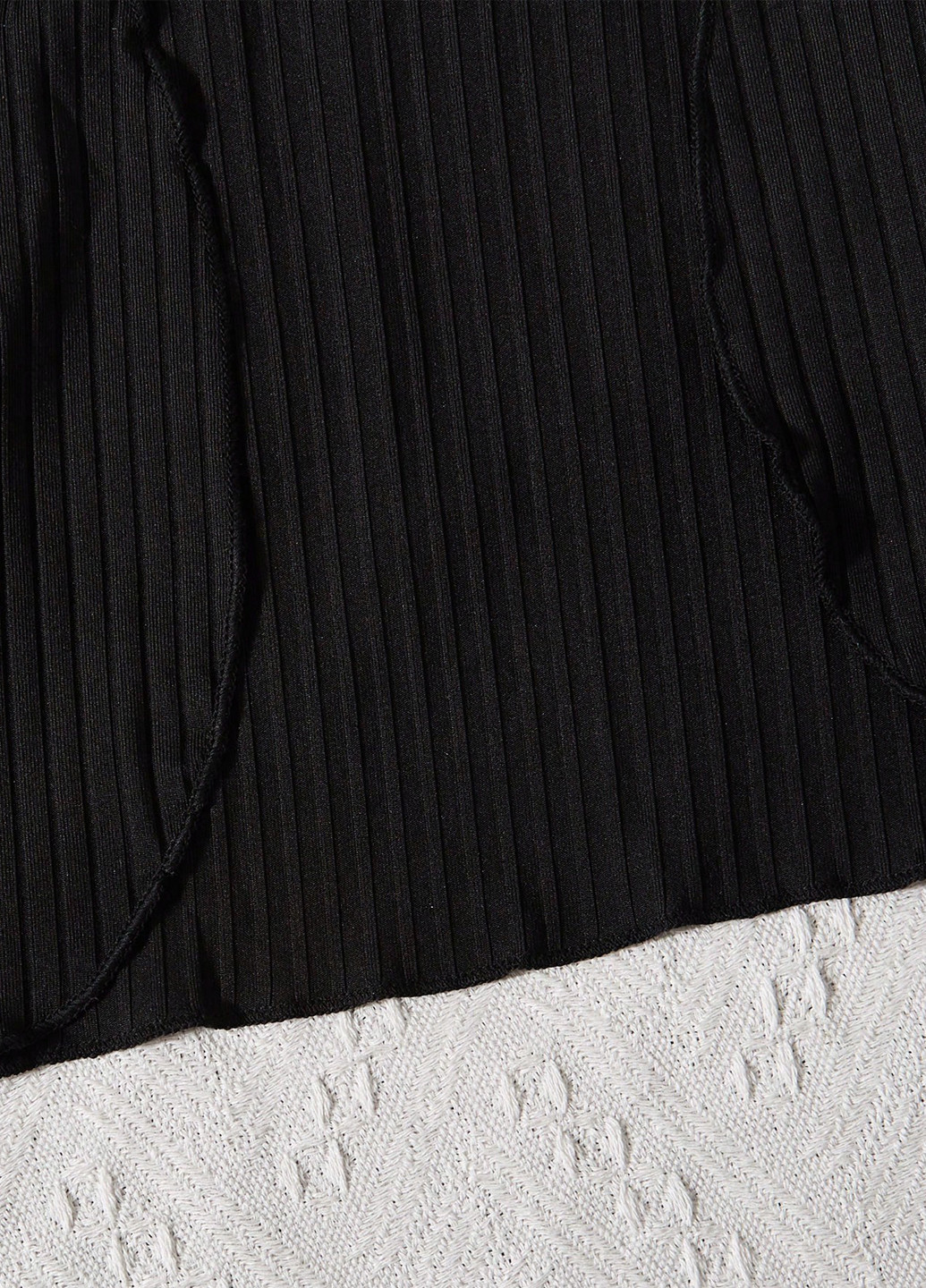 Черно-белый демисезонный костюм (кардиган, сарафан) с платьем SHEIN