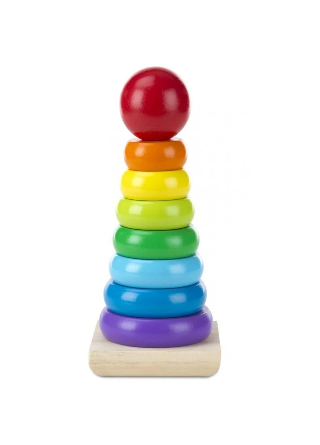 Розвиваюча іграшка Райдужна пірамідка (MD10576) Melissa&Doug (254072129)