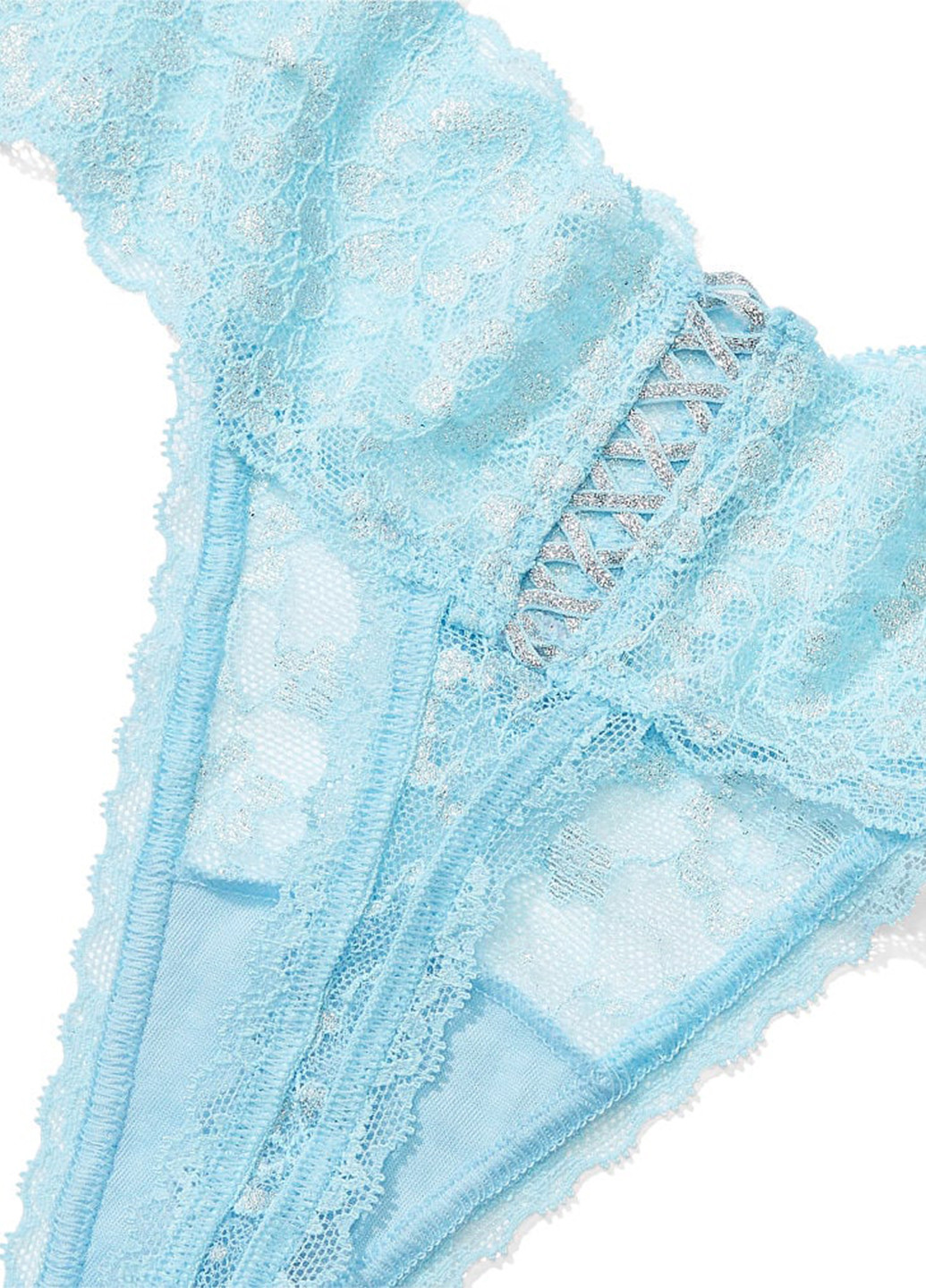 Голубой демисезонный комплект (бюстгальтер, трусики) Victoria's Secret