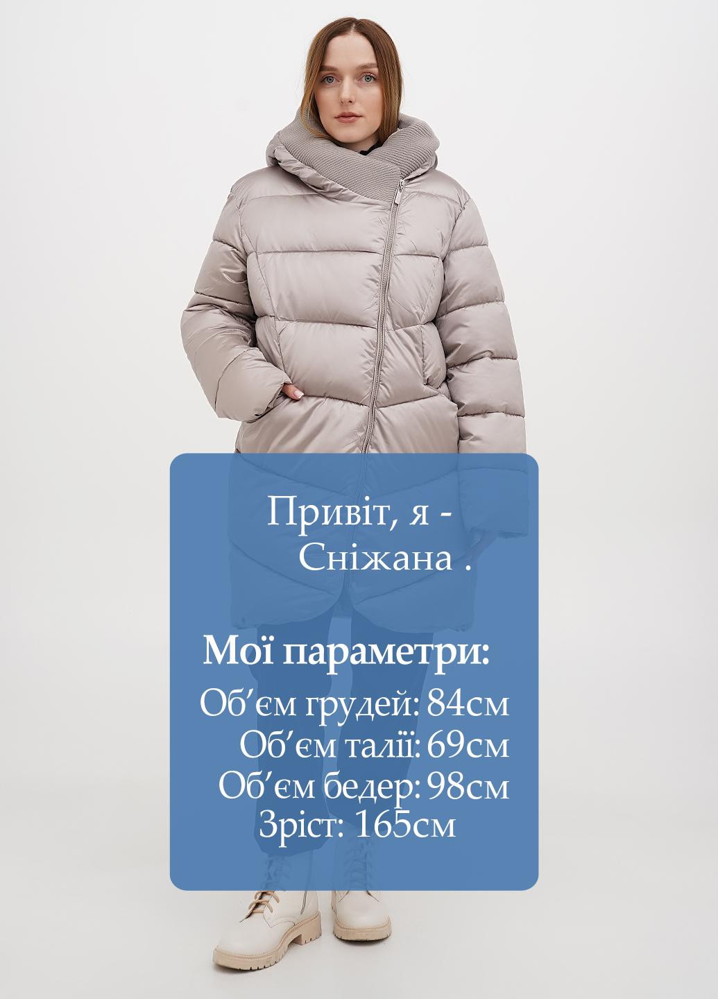 Серая зимняя куртка Made in Italy