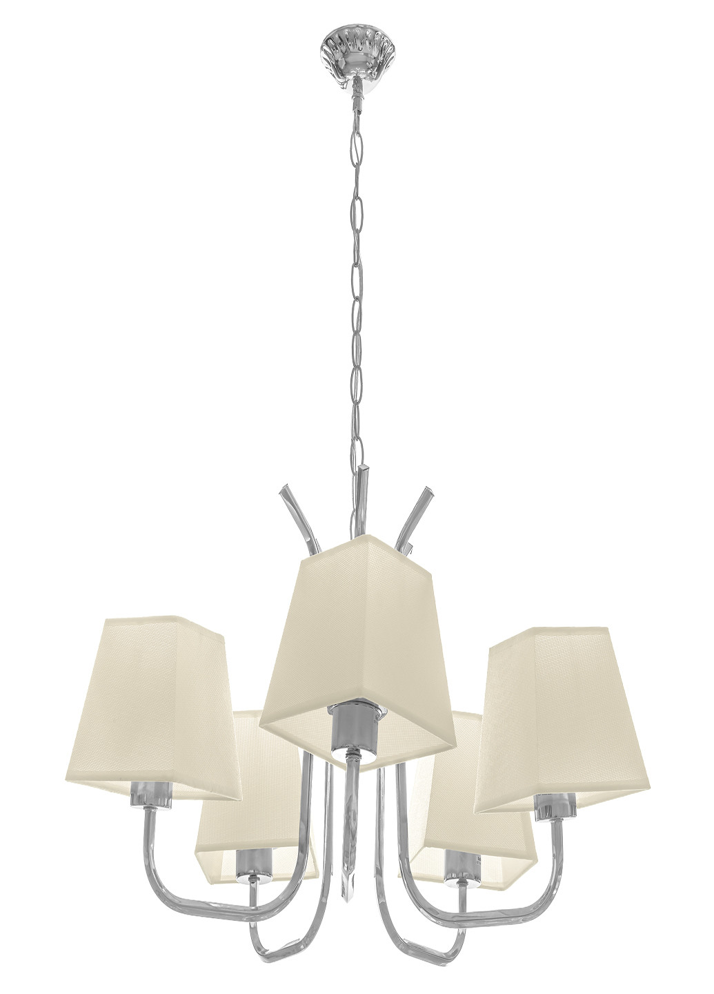 Люстра підвісна з абажуром BKL-653S/5 E27 CH Brille (220133417)