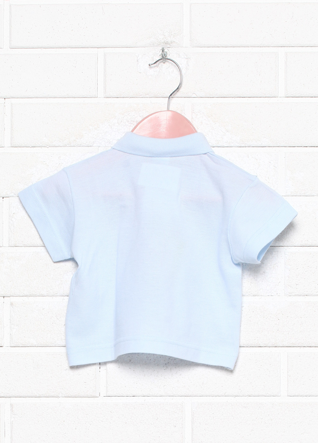 Бледно-голубой детская футболка-поло для мальчика Pappa & Ciccia