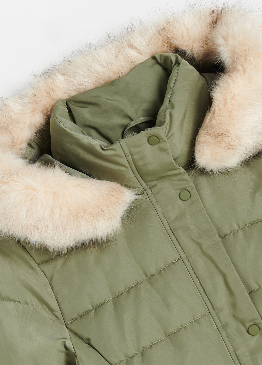Оливковая зимняя куртка Reserved