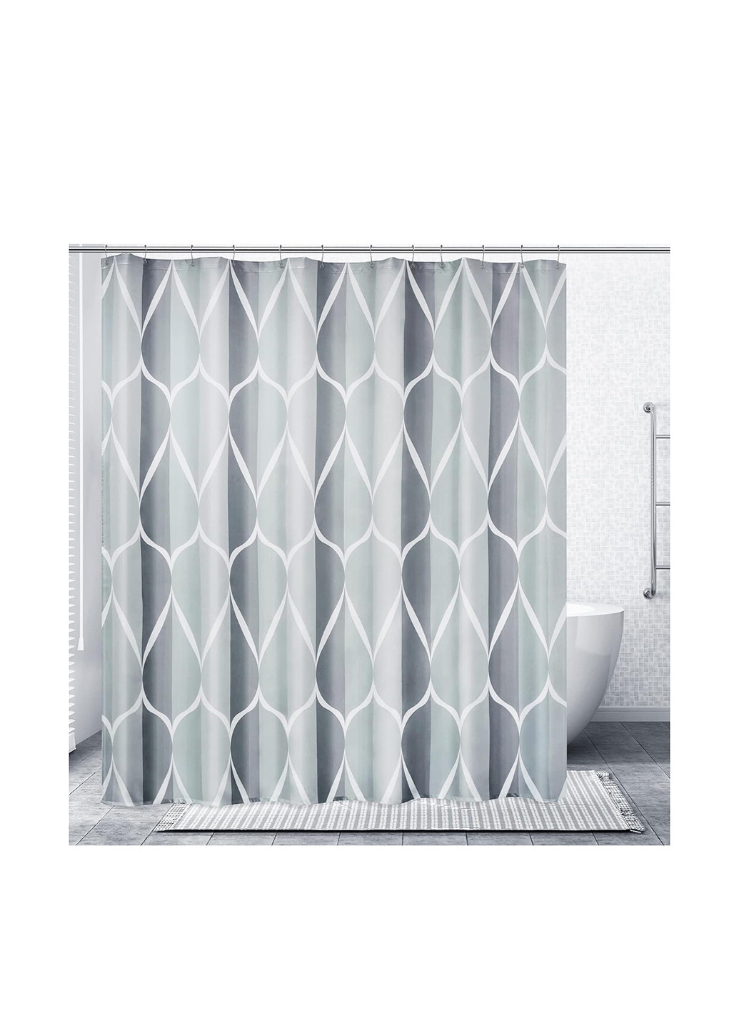 Шторка для ванной, 180х180 см Aquarius (308683317)