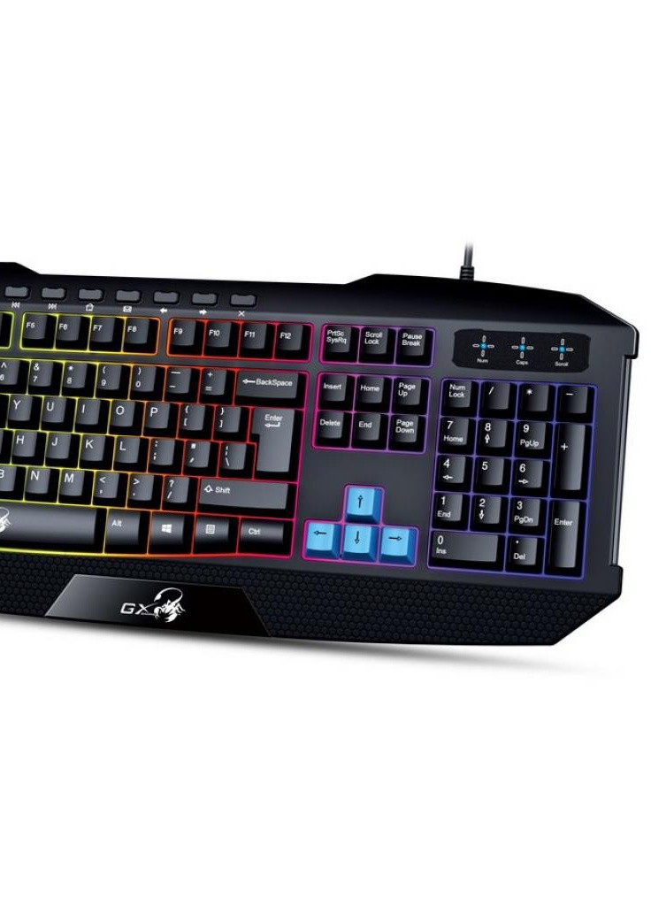 Клавіатура (31310474105) Genius Scorpion K215 Black UKR USB (253468462)