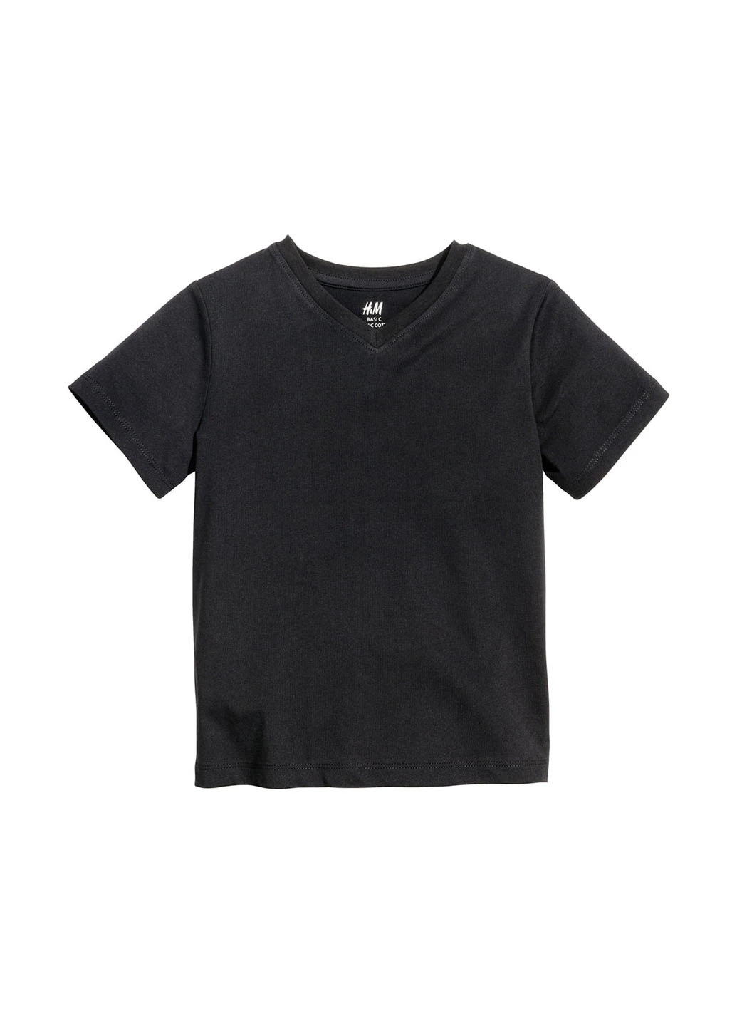 Чорна літня футболка H&M