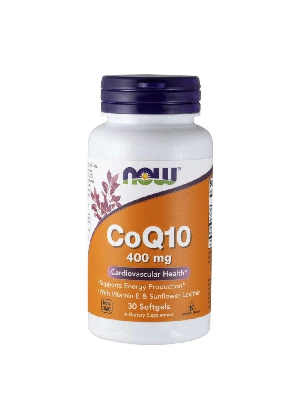 Коензим Q10 CoQ10 400 mg 30 капсул Now Foods (255407458)