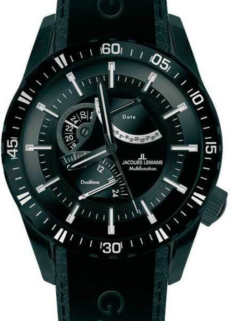 Часы 1-1584F кварцевые Jacques Lemans (253051353)