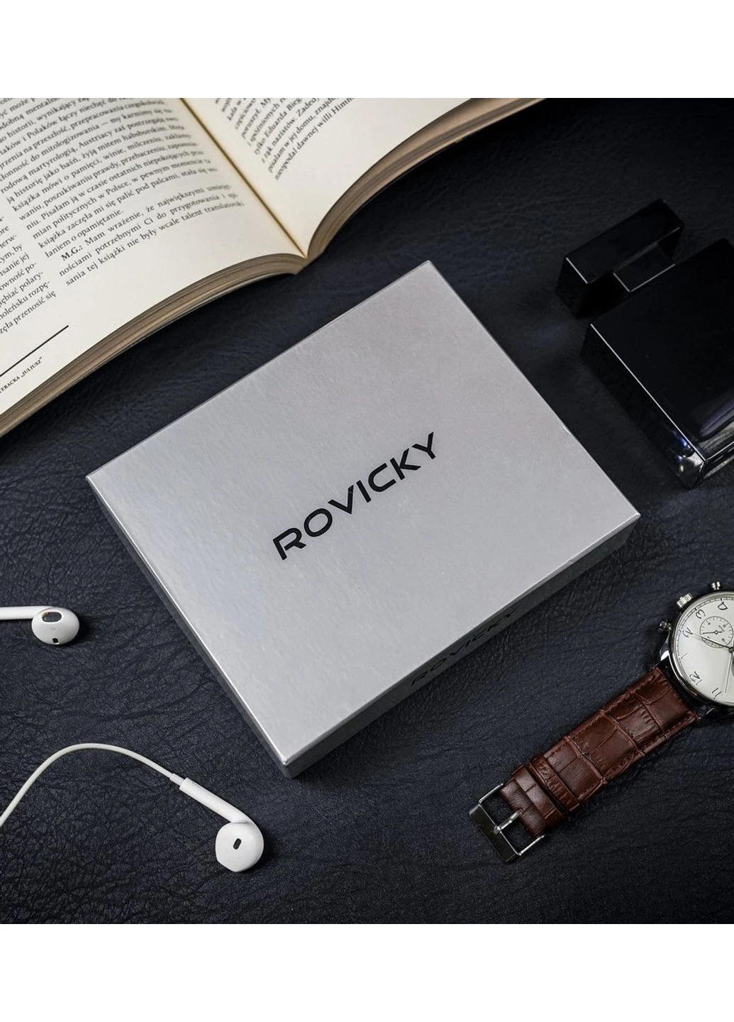 Кошелек мужской кожаный PC-102-BAR Rovicky (254314422)